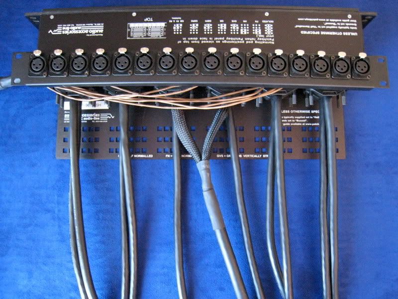 Audio Accessories Mini Shorti QuickSwitch DB25 Patchbay W/ 16 Channel